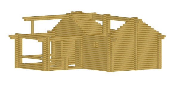 Баня 22м3 проф.брус 150-180мм 253т.р